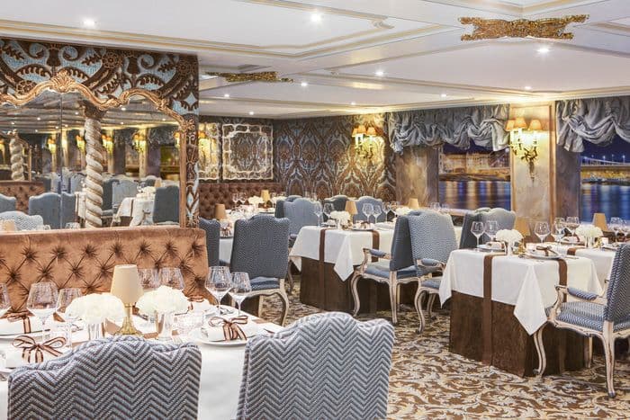 UNIWORLD Boutique River Cruises SS Maria Theresa Interior Baroque Restaurant 3.jpg